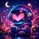Colorful fantasy animal avatar with expressive features in a circular layout